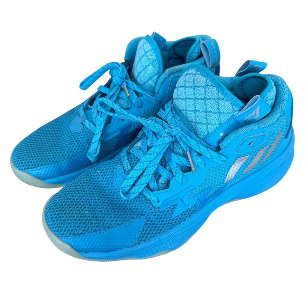 adidas Dame 8 Young Dolla Mens 8.5 Blue Excellent GY6465 Basketball Shoes